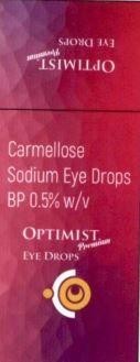 Nhãn hiệu EYE DROPS OPTIMIST Premium Carmellose Sodium Eye Drops BP 0.5% w/v OPTIMIST Premium EYE DROPS  của CÔNG TY TNHH MỘT THÀNH VIÊN DƯỢC PHẨM PV HEALTHCARE, số đơn 4-2023-49494