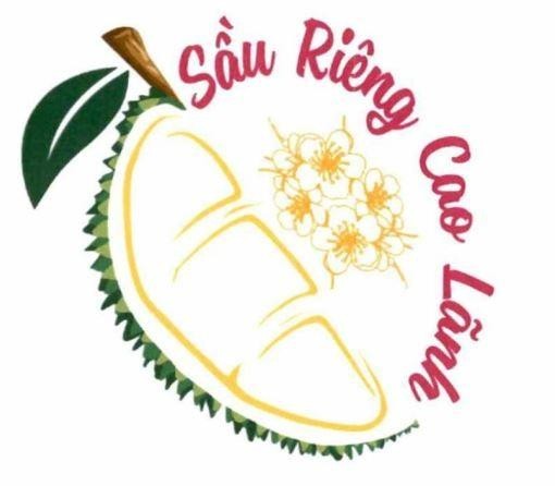 Nhãn hiệu Sầu Riêng Cao Lãnh, hình  của Sở Khoa học và Công nghệ tỉnh Đồng Tháp, số đơn 4-2023-59396