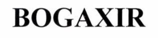 Nhãn hiệu BOGAXIR  của Công ty TNHH công nghệ DAHAGO, số đơn 4-2023-60037