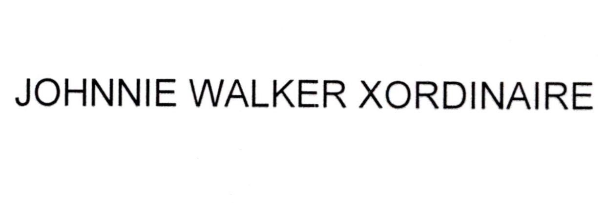 Nhãn hiệu JOHNNIE WALKER XORDINAIRE  của Diageo Brands B.V., số đơn 4-2024-08107