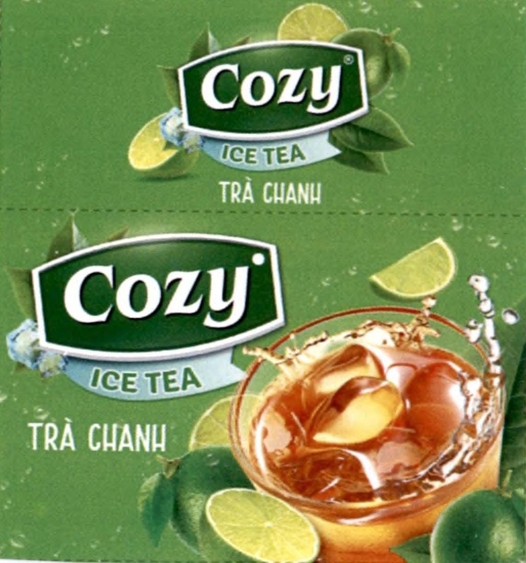 Nhãn hiệu Cozy ICE TEA TRÀ CHANH  của Công ty cổ phần sản phẩm Sinh Thái, số đơn 4-2024-08843