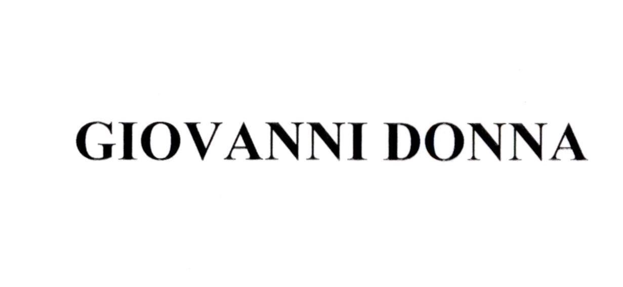 CÔNG TY CỔ PHẦN TẬP ĐOÀN GIOVANNI的GIOVANNI DONNA 品牌, 申请号 4-2024-11275