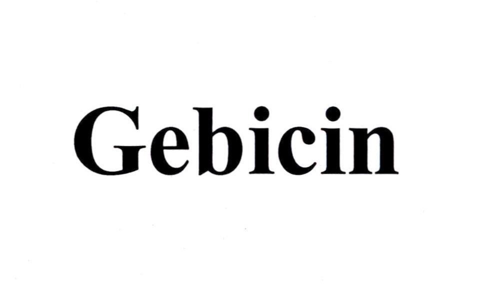 Nhãn hiệu Gebicin  của CÔNG TY TNHH PRESENT PHARMA, số đơn 4-2024-11597