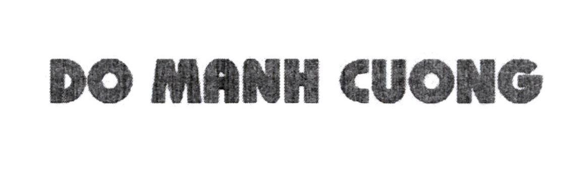 DO MANH CUONG 