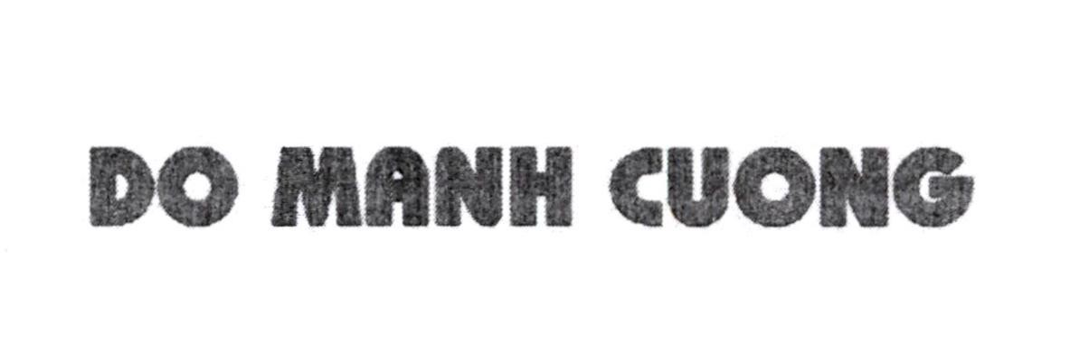 Nhãn hiệu DO MANH CUONG  của Công ty cổ phần thời trang DMC Việt Nam, số đơn 4-2024-13254