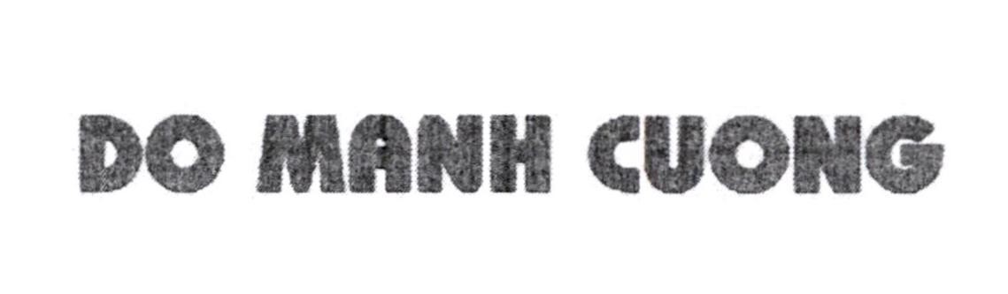 Nhãn hiệu DO MANH CUONG  của Công ty cổ phần thời trang DMC Việt Nam, số đơn 4-2024-13256