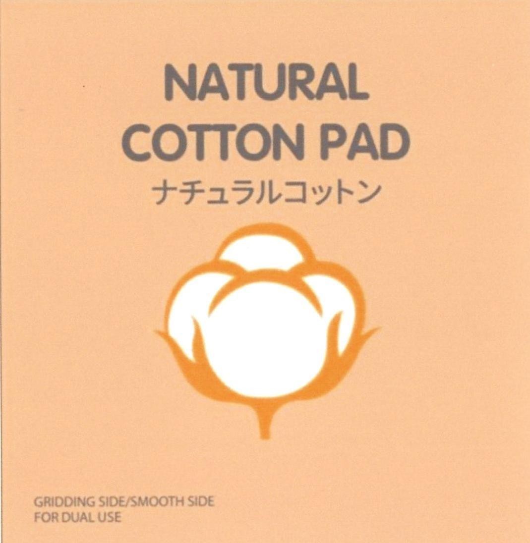 NATURAL COTTON PAD GRIDDING SIDE/SMOOTH SIDE FOR DUAL USE [nachuuru cotton: bông tự nhiên] 