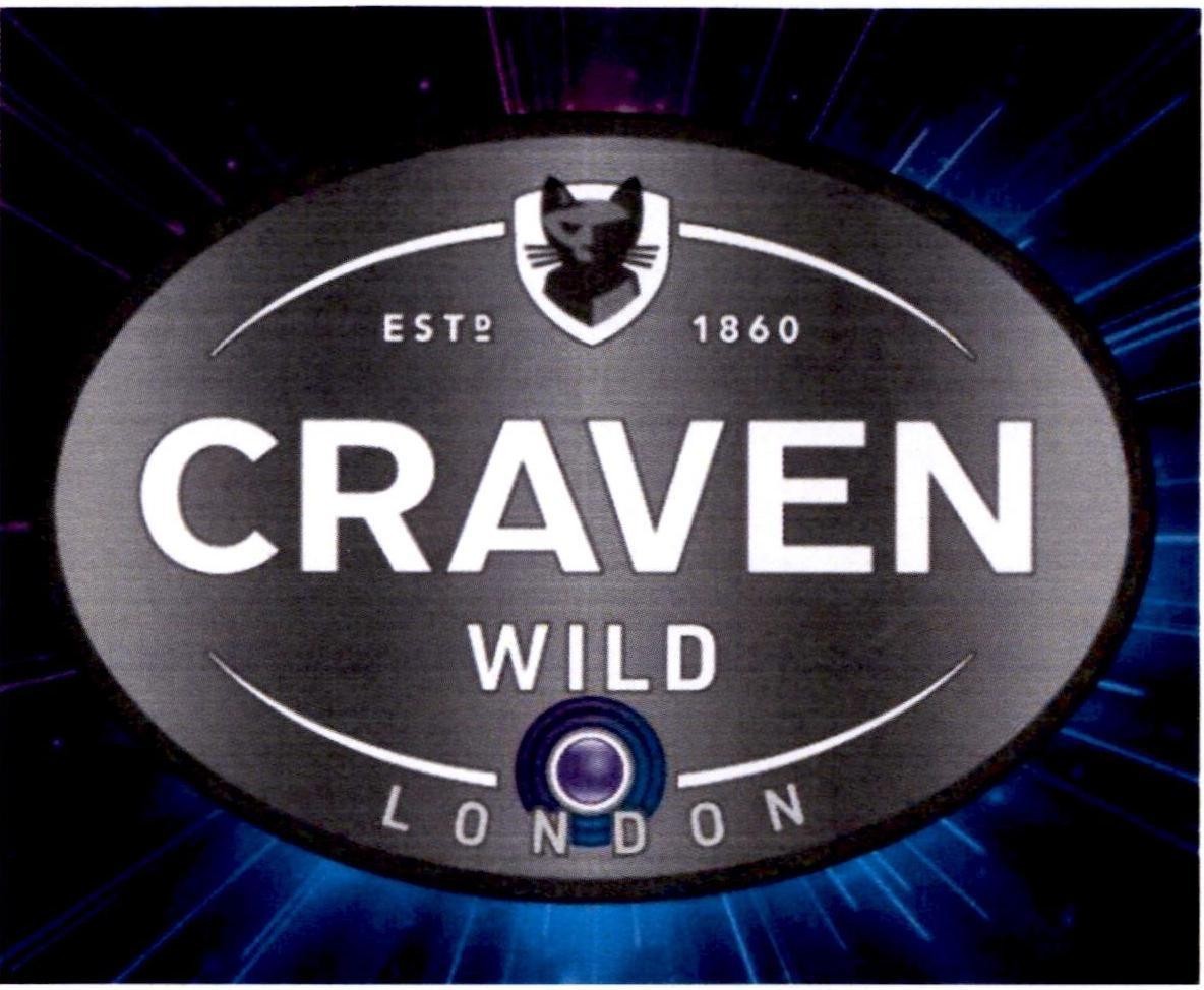 Nhãn hiệu CRAVEN WILD ESTD 1860 LONDON  của Carreras Limited, số đơn 4-2024-16793