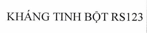 KHÁNG TINH BỘT RS 123 