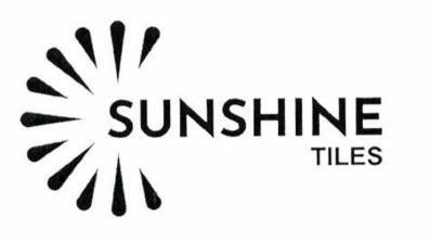 Nhãn hiệu SUNSHINE TILES  của Công ty cổ phần tập đoàn WEGO Việt Nam, số đơn 4-2024-21307