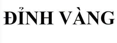 Nhãn hiệu ĐỈNH VÀNG  của Hard Discount SG PTE. LTD., số đơn 4-2024-25766