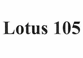 Nhãn hiệu Lotus 105  của CÔNG TY TNHH XUẤT NHẬP KHẨU ĐẠI DƯƠNG XANH, số đơn 4-2024-26168