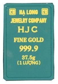 Nhãn hiệu HẠ LONG JEWELRY COMPANY HJC FINE GOLD 999.9 37.5g (1 LƯỢNG)  của CÔNG TY TNHH VÀNG BẠC ĐÁ QUÝ HẠ LONG, số đơn 4-2024-26317