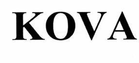Nhãn hiệu KOVA  của CÔNG TY TNHH SƠN KOVA, số đơn 4-2024-30509