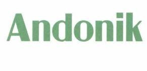 Nhãn hiệu Andonik  của Công ty TNHH một thành viên Andovina, số đơn 4-2024-36545