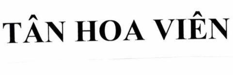 Công ty TNHH chế biến thực phẩm bánh pía lạp xưởng Tân Huê Viên的TÂN HOA VIÊN 品牌, 申请号 4-2024-40808