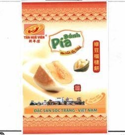 Công ty TNHH chế biến thực phẩm bánh pía lạp xưởng Tân Huê Viên的THV TÂN HUÊ VIÊN Bánh Pía Đậu Xanh sầu Riêng ĐẶC SẢN SÓC TRĂNG - VIỆT NAM Chinh phục bằng chất lượng [xin hua yuan: Tân Huê Viên; Lii dou liu lian bing: Bánh pía đậu sầu riêng] 品牌, 申请号 4-2024-41100