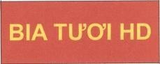 Công ty cổ phần bia Hà Nội - Hải Dương的BIA TƯƠI HD 品牌, 申请号 4-2024-41703