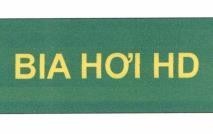 Công ty cổ phần Bia Hà Nội - Hải Dương的BIA HƠI HD 品牌, 申请号 4-2024-47012