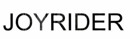 Trademark JOYRIDER  of Gu Zhao, application No 4-2024-49600