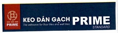 Trademark PRIME KEO DÁN GẠCH PRIME Tile adhesive for floor tiles and wall tiles PRIME STANDARD  of Công ty cổ phần Prime Group, application No 4-2024-55109