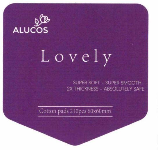 ALUCOS Lovely SUPER SOFT - SUPER SMOOTH 2X THICKNESS - ABSOLUTELY SAFE COTTON PADS 21 OPES 60X60MM 