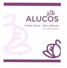 ALUCOS Cotton Towel - 200 X 200 mm 2X THICKNESS 