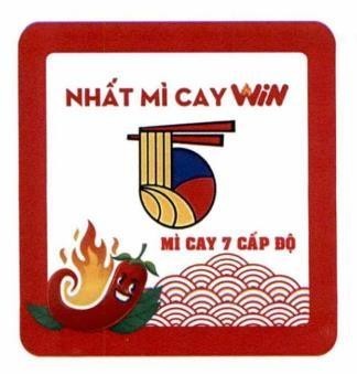 Trademark NHẤT MÌ CAY WiN MÌ CAY 7 CẤP ĐỘ  of Nguyễn Văn Ba, application No 4-2024-62463