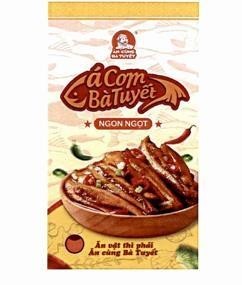 Nhãn hiệu ĂN CÙNG BÀ TUYẾT Cá Cơm Bà Tuyết NGON NGỌT Ăn vặt thì phải Ăn cùng Bà Tuyết  của Nguyễn Minh Trường, số đơn 4-2024-63792