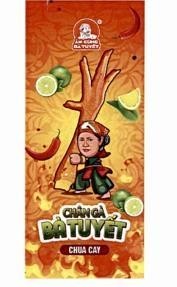 Nhãn hiệu ĂN CÙNG BÀ TUYẾT CHÂN GÀ BÀ TUYẾT CHUA CAY R  của Nguyễn Minh Trường, số đơn 4-2024-63795