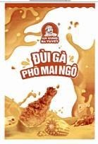 Nhãn hiệu ĂN CÙNG BÀ TUYẾT ĐÙI GÀ PHÔ MAI NGÔ R  của Nguyễn Minh Trường, số đơn 4-2024-63800