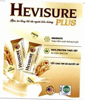 Trademark HEVISURE PLUS Bữa ăn thay thế cho người tiểu đường OMEGA 3 CÁC VITAMIN KHOÁNG CHẤT INSUMATE Giúp kiểm soát đường huyết 100% PROTEIN THỰC VẬT An toàn, lành tính TỐT CHO TIM VÀ HUYẾT ÁP NGUYÊN LIỆU NHẬP KHẨU TẠI HOA KỲ  of CÔNG TY TNHH CORE BUILDING, application No 4-2025-03558