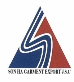 SON HA GARMENT EXPORT J.S.C SH 