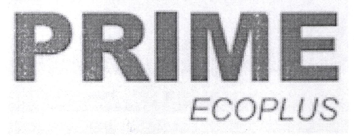 Trademark PRIME ECOPLUS  of Công ty cổ phần Prime Group, application No 4-2025-12596