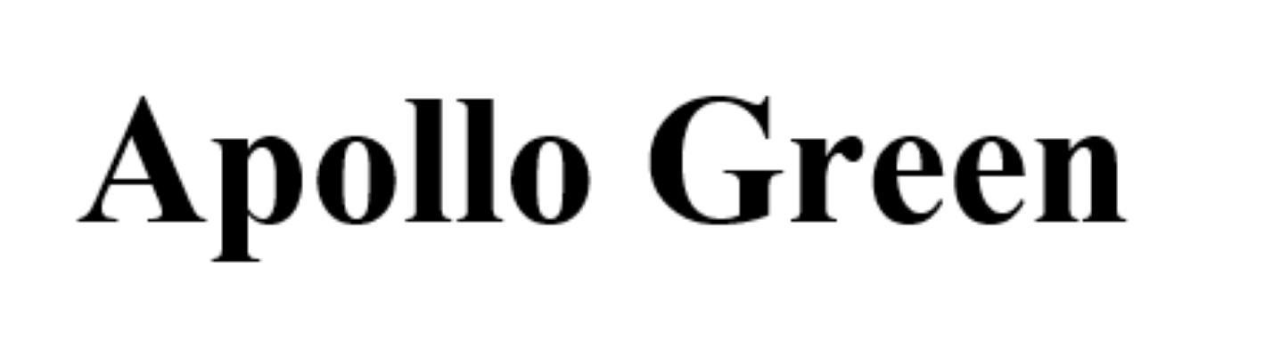 Nhãn hiệu Apollo Green  của CÔNG TY CỔ PHẦN TẬP ĐOÀN APOLLO SILICONE, số đơn 4-2025-12653