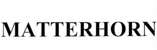 Nhãn hiệu MATTERHORN  của Công ty TNHH một thành viên thuốc lá Đồng Tháp, số đơn 4-2025-15688