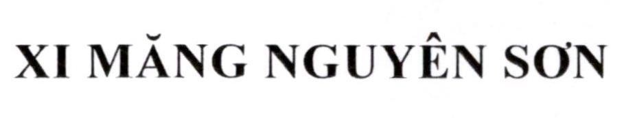 Phan Hồng Sơn的XI MĂNG NGUYÊN SƠN 品牌, 申请号 4-2025-16175