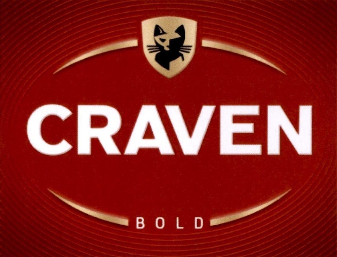 Nhãn hiệu CRAVEN BOLD  của Carreras Limited, số đơn 4-2025-16712