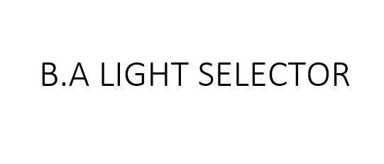 Nhãn hiệu B.A LIGHT SELECTOR  của POLA INC., số đơn 4-2025-18963