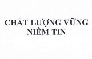 Nhãn hiệu CHẤT LƯỢNG VỮNG NIỀM TIN  của CÔNG TY TNHH SSV SÀI GÒN, số đơn 4-2025-19444
