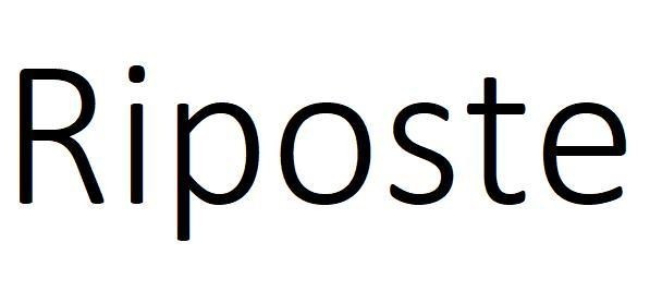 Nhãn hiệu Riposte  của Sunrise & Co (Pte) Ltd, số đơn 4-2025-20694