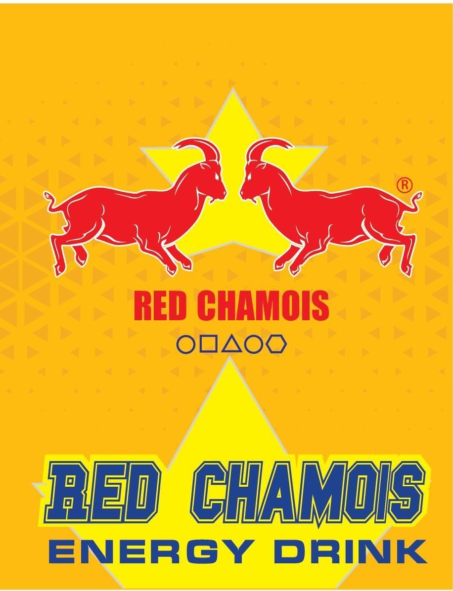 Nhãn hiệu RED CHAMOIS RED CHAMOIS ENERGY DRINK  của CÔNG TY CỔ PHẦN TẬP ĐOÀN VIHAMARK, số đơn 4-2025-23169