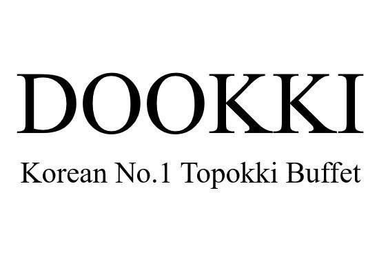 Trademark DOOKKI Korean No. 1 Topokki Buffet  of DAREUN CO., LTD., application No 4-2025-29603