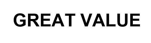 Nhãn hiệu GREAT VALUE  của Walmart Apollo, LLC, số đơn 4-2025-38649