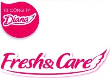 Nhãn hiệu TỪ CÔNG TY Diana Fresh & Care  của Công ty cổ phần Diana Unicharm, số đơn 4-2025-42402