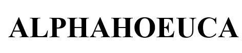 ALPHAHOEUCA 