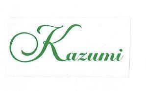 Nhãn hiệu Kazumi  của CÔNG TY TNHH THƯƠNG MẠI VÀ XUẤT NHẬP KHẨU NGỌC DŨNG, số đơn 4-2025-44259