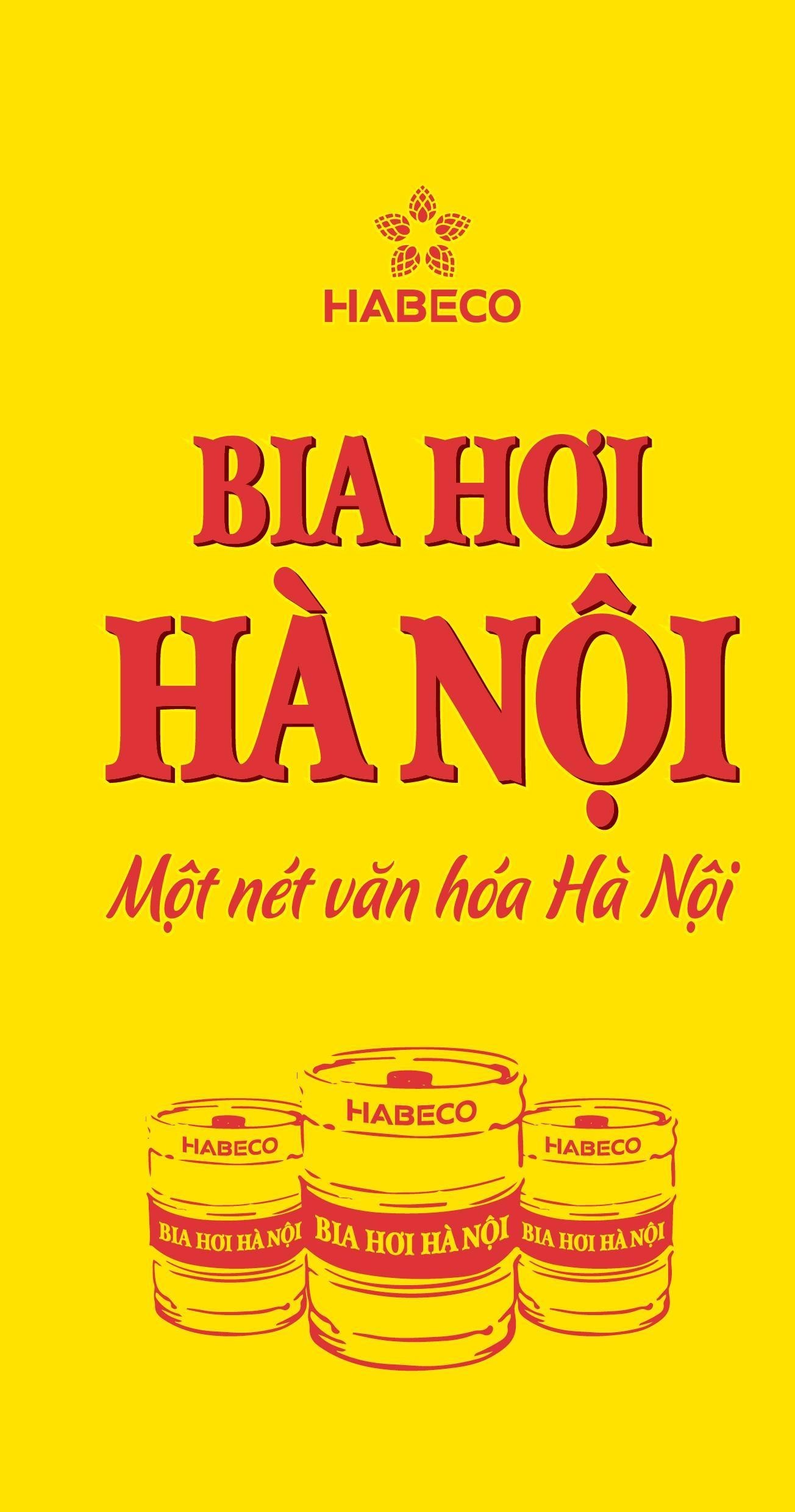 Nhãn hiệu HABECO BIA HƠI HÀ NỘI Một nét văn hóa Hà Nội HABECO BIA HƠI HÀ NỘI HABECO BIA HƠI HÀ NỘI HABECO BIA HƠI HÀ NỘI  của Tổng công ty cổ phần Bia - Rượu - Nước giải khát Hà Nội, số đơn 4-2025-50050