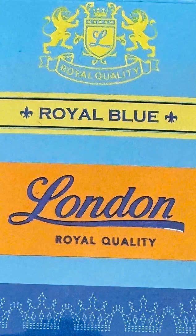 Nhãn hiệu L ROYAL QUALITY ROYAL BLUE London ROYAL QUALITY  của CÔNG TY TNHH MỘT THÀNH VIÊN THUỐC LÁ ĐỒNG THÁP, số đơn 4-2025-54483