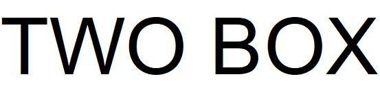 Trademark TWO BOX  of DAREUN CO., LTD., application No 4-2025-54606